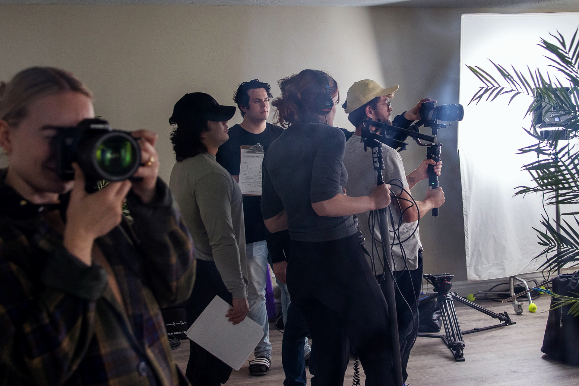 Behind the scenes production